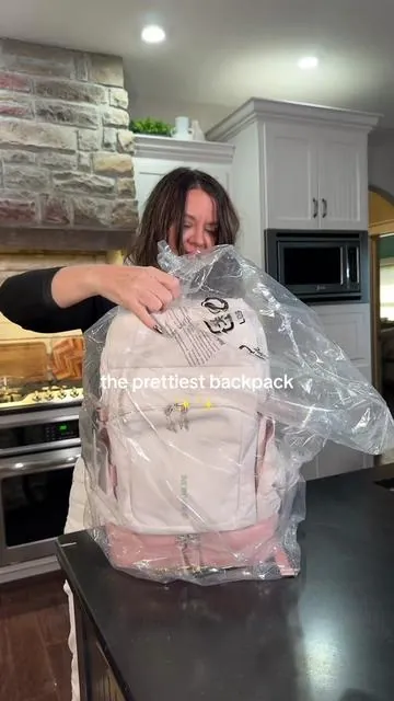 Stanley Backpack that has pockets specifically for securing your Stanley tumblers. #backpacks #backtoschoolshopping #TikTokShopCreatorPicks #DealsForYouDays #Summerwins 