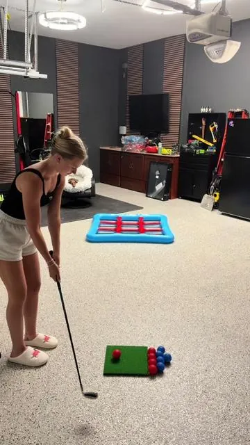 I can’t believe I lost… #chiptactoe #golfgame #golf 