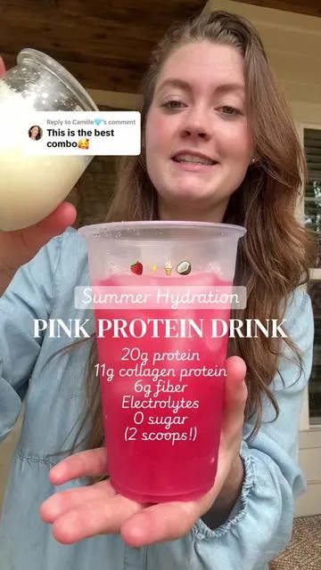 Replying to @Camille🩵 runnnn!! Stock is limited #javvy #javvyrefresher #strawberryacai #clearprotein #protein 