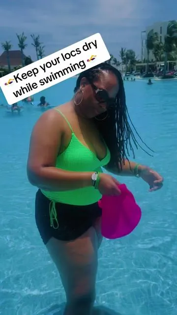 Large & XL swim cap for locs #brdlock #locs #swim #dreadlocks #dreadlocs 