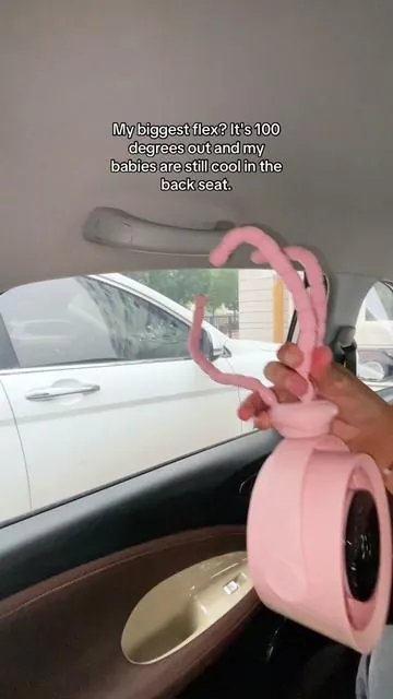 Am I the only one who didn't know backseat is way hotter than front? #CarEssentialsForKids #SummerCarHack #PortableStrollerFan #ParentLifeHacks #DealsForYouDays #summerwins #tiktokshopmemorialday