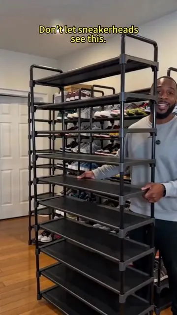 Kitsure 10 tiers shoe rack. #shoes #shoerack #Summervibes #tiktokmademebuyit #homeorganization 