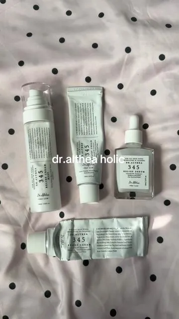 everything is so soo good for my sensitive dry skin 🤍 #dralthea #dralthea345cream #draltheaserum #skinbarrierrepair #koreanskincare @Dr.Althea Global 