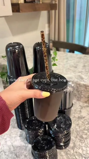 I know they’re just cups… but if you’re an iced coffee person, you get it. ☕️ These instantly make homemade coffee feel like a coffee shop treat, and now I reach for them every morning. #C#CoffeeTokI#IcedCoffeeH#HomeCafeT#TikTokShopFindsSummerWins