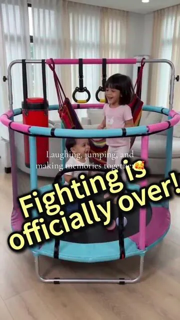 The best surprise for active kids!#tiktokshop #summervibes☀️ #kids #trampoline #play 