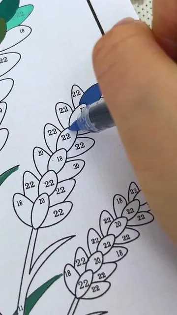 Relaxing time ✨ 🎨 ✍️ #adultcoloringbook  #colorbynumber  #coloringbook #stressrelief #markers #coloring #oddlysatifying #artistsoftiktok #painting #fyp #paratii 