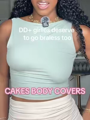 DD+ girlies deserve to go braless too #cakesbodycovers #cakesbody #dealsforyoudays 