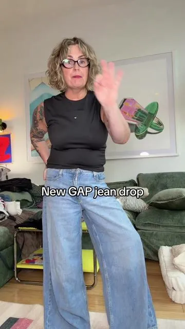 The GAP jeans 👖 of my summer dreams #gap #widelegjeans #dealsforyoudays #tiktokshopcreatorpicks #summerwins 
