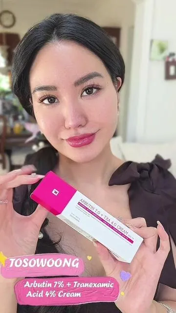 ✨ Brighter, more even-looking skin starts with consistency. I've been using the TOSOWOONG Arbutin 7% + Tranexamic Acid 4% Cream to help improve the appearance of dark spots, post-acne marks, and uneven skin tone. My skin has been looking more radiant and balanced with continued use. 💛 Search “Tosowoong Arbutin Cream” on Amazon! @TOSOWOONG US  #tosowoong #arbutincream #kbeauty #amazonbeauty #amazonfinds