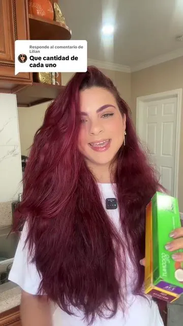 Respuesta a @Lilian La mitad del rojo violeta más la mitad del 7.76 de la marca küül 25 min en la raíz y 10 o 15 min en el resto d el cabello con el peroxido de 20 volúmenes y si tienes un l cabello oscuro con el de 30 volumen #kuul#küül #kuulreflects #redhair #peliroja❤️👩🏻‍🦰 