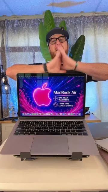 Apple MacBook Air 💻🍎 Getting ready for back to school or college? The MacBook Air with its Intel dual core i5 processor is perfect for taking notes, writing papers, attending online classes, streaming lectures, and staying productive on the go. Lightweight, reliable, and easy to carry from class to class. #MacBookAir #BackToSchool #CollegeEssentials #AppleLaptop 