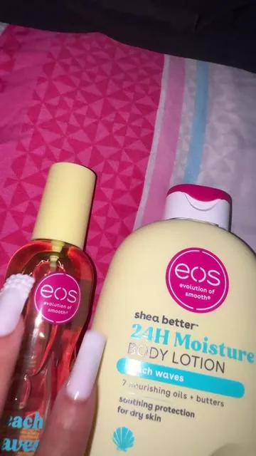 @eos Products  Beach Waves 🌊 Pineapple Punch Tiare Flower Salted Coconut  #fyp #explorepage #perfumetiktok #perfumetiktok 