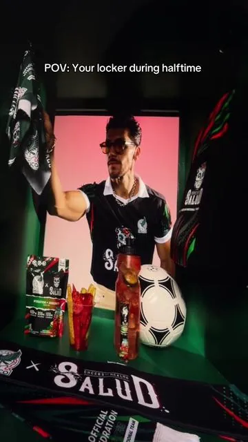 VAMOS MÉXICO 🇲🇽 Pepino Sandía is cold, the jerseys are on, and we’re ready to cheer on Mexico all tournament long. ⚽️🥒🍉 Locker… we mean pantry 😉 stocked up! #CheersToHealth