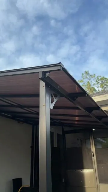 Techo para terraza . . . . #gazebo #wallmounted #DealsForYouDays #summerwins #fathersdaygift 