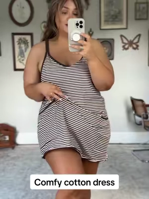 Legitimately the comfiest most perfect little summer dress #curvyfashion #plussizefashion #summerdress #summervibes #dealsforyoudays 