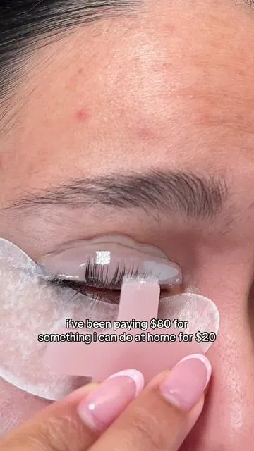 i’ve been paying $80 for something i can do at home for $20- Lash lift AT HOME for $20 are you kidding #lashliftandtint #lashliftkit 