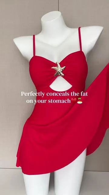 This tankini is giving confidence without the corset#swimsuit #tankini #usa #belly #swimming 