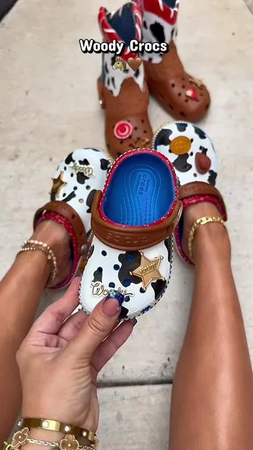 Woody crocs are so stinkin cute!! #crocs #crocs #toddlercrocs #kidscrocs 