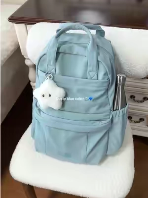 Obsessed with this clean vibes💙✨#dealsforyoudays #backpack #backtoschool #cleanyourfyp #backtoschoolhaul 
