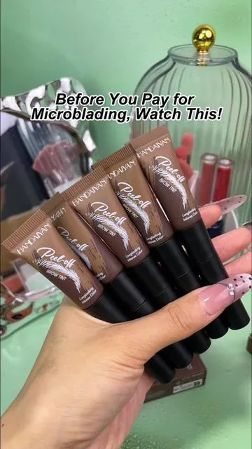 No More Filling In My Brows Every Morning. 5-Color Tear-Off Brow Tint – Waterproof, Non-Fading, Long-Lasting #fyp #tiktokshop #Summervibes #eyebrows #mothersdaygift 