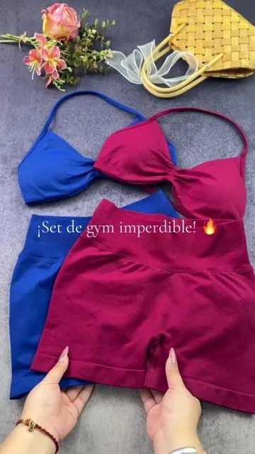 ¡El set de gym más cute que verás hoy! 😍 Cómodo, estiloso y perfecto para lucir increíble mientras entrenas. ¡No dejes que se agote! 🔥 #parati #viral #moda #compras #tendencia 