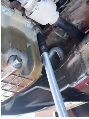 No more spending half an hour taking things apart just to reach a single bolt. Bend the extension, tighten, and you're all set. 1/2-inch 35cm Ratchet Extension #tiktok #tiktokshop #SpringSteelExtension #CarRepair #ToolUpgrade