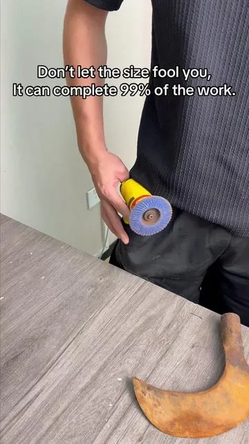 This angle grinder can complete 99% of the work.#dealsforyoudays #tooltok #homerepair #fathersdaygift #mechanic 
