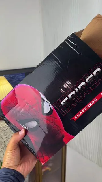 He said this was the best birthday gift he had ever received.#fyp #tiktokshop #birthdaygift #mask #spiderman