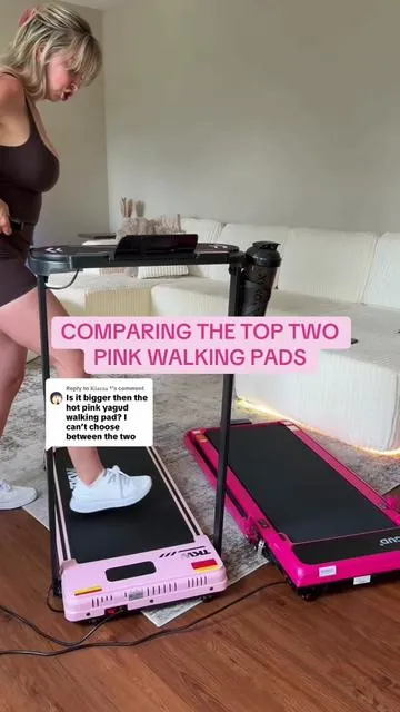 Replying to @𝐊𝐢𝐚𝐫𝐚𝐚 † which one do you like better?? #walkingpad #vibrationwalkingpad #pinkwalkingpad #dealsforyoudays #tiktokshopcreatorpicks 