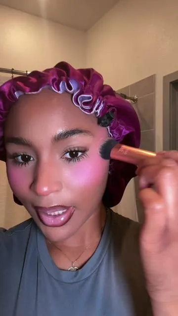 I’m telling yall, this blush is tea!! #blushduo #blushtrend #paintedbyesther #pigmentedblush #pinkblush 