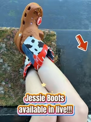 😆😆😆Shop Jessie Boots in our live today!! #Crocs #fyp #dealsforyoudays #summerwins #toystory5 