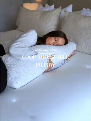 I mean I’m truly obsessed ☁️ #cooppillow #cutoutpillow #adjustablepillow #cozypillow #dealsforyoudays 