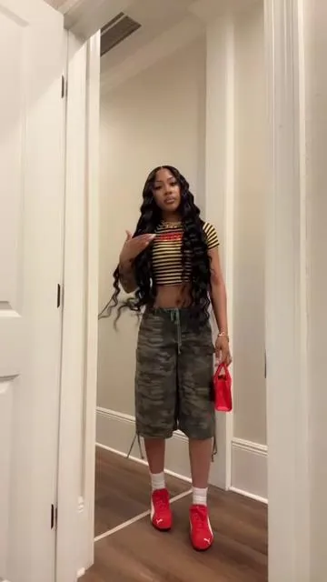 These shorts were soo cute with my outfit !! 🔥😍