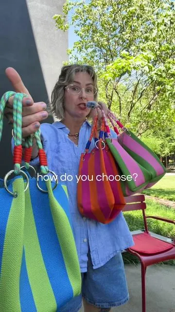 If you don’t like compliments don’t get this!!! #summerbag #stripedbag #dealsforyoudays #summerwins #tiktokshopcreatorpicks 