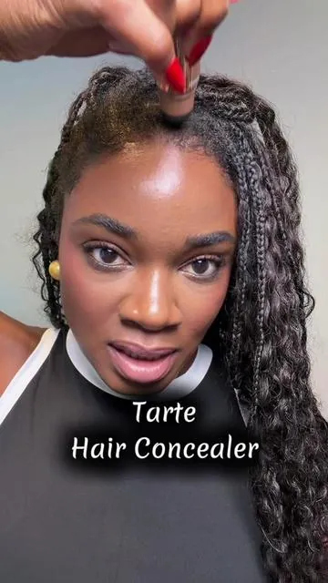 Tarte Shape Tape Dab & Go hair concealer Covers roots, grays, sparse areas and thinning spots in seconds with a waterproof formula that gives fuller-looking hair without the sticky spray feel. The built-in sponge really makes it dab and go. @tarte cosmetics  #dealsforyoudays #dfyd #summervibes #tiktokshopsummerturnup #tarte 