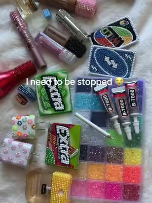 summer hobby #bedazzle #bling #bedazzled #bedazzledmakeup 