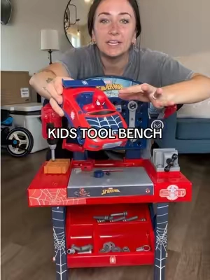The perfect toy for kids #screenfreeplay #screenfreeactivities #activitesforkids #kidstoolbench #kidstoolset 