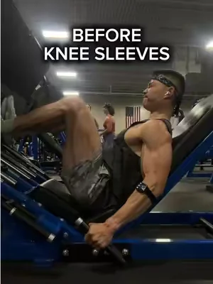 Reduce the knee pain, lift heavier with the 7MM knee sleeves @Gymreapers #gymreapers #kneesleeves #legday 
