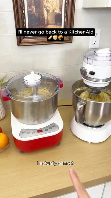 Stop wasting energy mixing bread dough manually #homecooking #bakinglover #fyp 