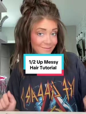 Replying to @Alicia I need to give a huge shout out to my dear friend and amazing beauty content creator, @Mama Dawnny for the inspiration for this half up “space bun” tutorial. Go give her a follow for more fun styles if you liked this one! #hairtutorial #halfuphalfdown #spacebuns #dealsforyoudays #easyhairstyles 