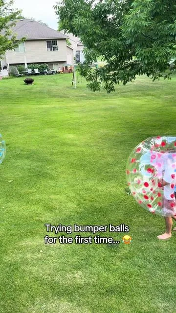 Well that was a lot of fun! #bumperballs #Summer 