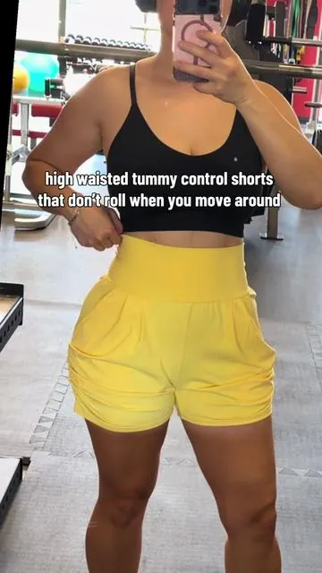 #tummycontrolshorts #highwaisted #gymshorts #tiktokshopcreatorpicks #summerwins 