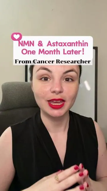 If you take astaxanthin and NMN for one month, here is what might happen! #astaxanthin #nmnsupplement #antiaging #womenover40 #dealsforyoudays 