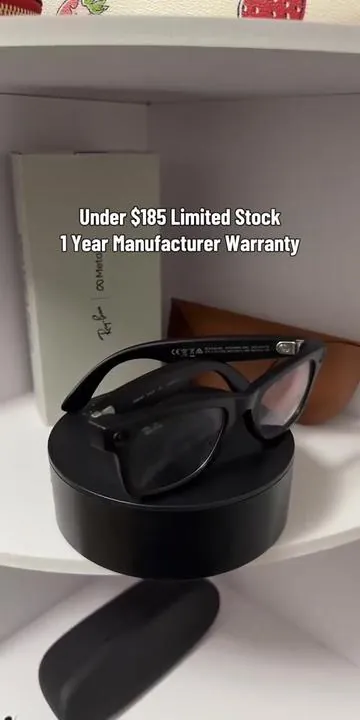 They finally restocked the Certified Refurbished Ray-Ban Meta Smart Glasses! 🙏🏼 #raybanmeta #smartglasses #dealsforyoudays 