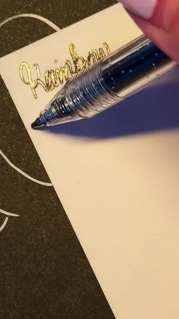 🖊️✨Light up your writing game with our new Sparkle Gel Pen!🖊️✨Get ready to add some serious sparkle to your notes and doodles!✨ #SparkleGelPen #StationeryAddict #CreativeVibes #TikTokShopping #dealsforyoudays