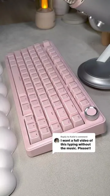 Replying to @Katie - asked and delivered ☺️ No music. No talking. Just those creamy A75 key sounds 🎧✨ And if you’ve been eyeing this keyboard, Deals For You Days starts today, so it’s a great time to grab one while it’s on sale!  @SOLAKAKA Direct #DealsForYouDays #TikTokShopDealsForYouDays #SummerWins #Solakaka #keyboardasmr 