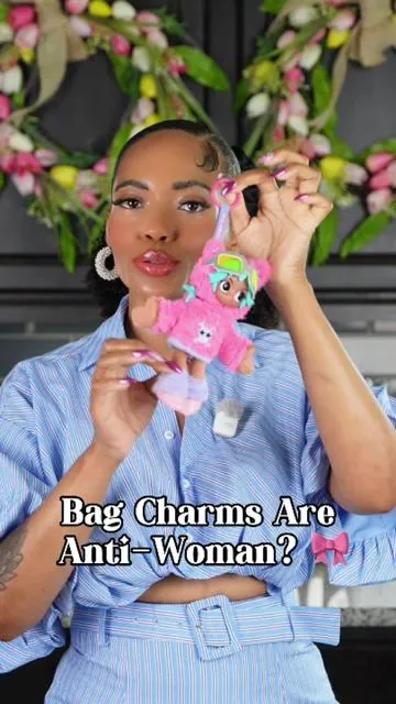 A man got online and explained that bag charms are tacky, gross, and anti-woman. Women: puts a cute charm on a bag Internet: “This is a direct attack on feminism.” If you want bag charms too, just say that. 🎀😭 The girls are going to keep accessorizing in peace. #BagCharms #TikTokFashion #AccessorizeWithMe #HandbagTok #ForYou 