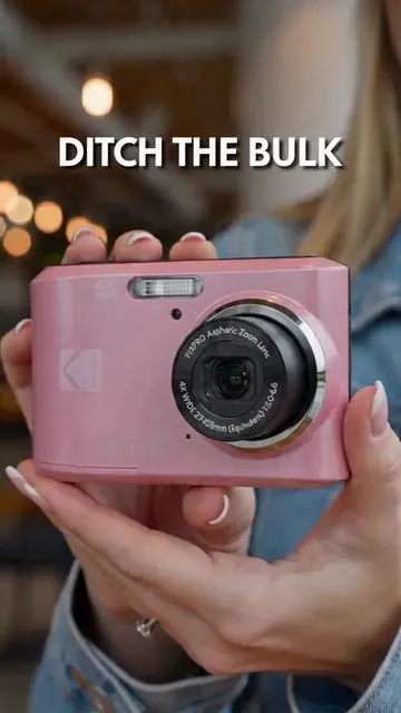 POV: You just found the *perfect* pink camera 🌸 Ditch the bulk, HD magic, & it’s selling out FAST! 📸 #KodakPixPro #DigitalCamera #TikTokMadeMeBuyIt #CameraEssentials