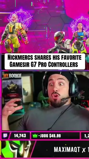 Nickmercs shares his favorite Gamesir controller #nickmercs #gamesir #gamesirg7 #controller #gaming 