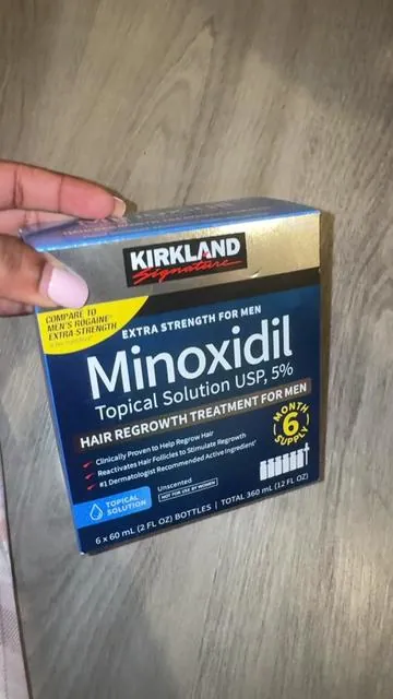Best regrowth hair treatment in my opinion #minoxidil #hair #hairregrowth 